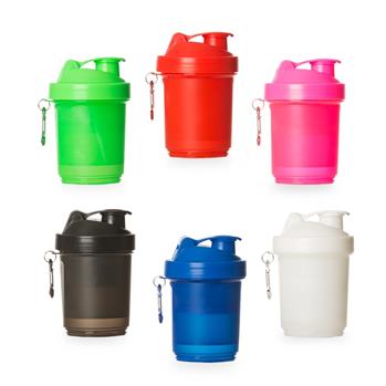 Shaker 400ml Porta Suplementos