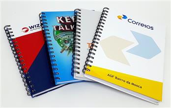 Caderno de Negócios com Capa Estampada