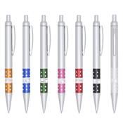 Caneta de Plástico Strass