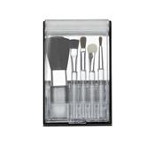 Kit pincel de Acrílico com 5 Peças e Espelho