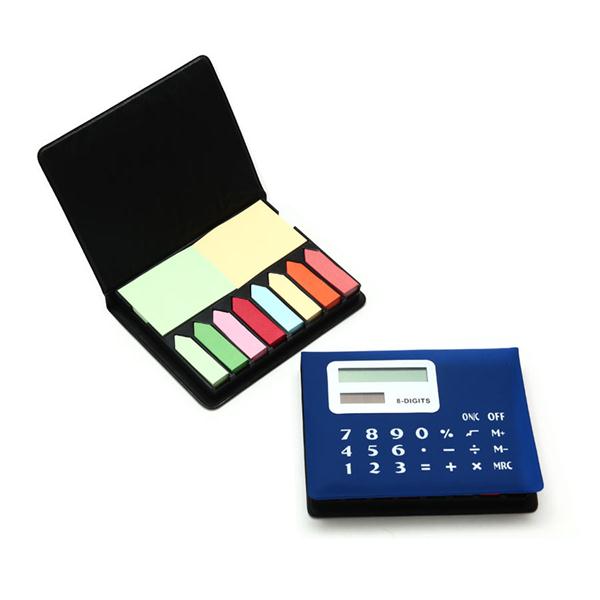 Bloco de Anotações com Post It e Calculadora