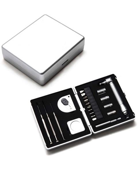 Kit ferramenta com 21 peças, material de plástico resistente