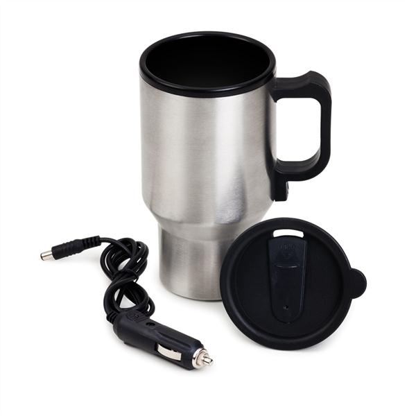 Caneca de Inox elétrica para carro, capacidade para 450 ml