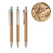 Esferográfica em cortiça fibra de palha de trigo. GOYA