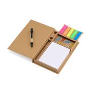 Bloco De Anotações Com Autoadesivos E Caneta Ecológico