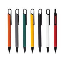 Caneta Metal com Acabamento Similar à Borracha