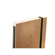 Caderno de Bolso com Capa e Contracapa em Placa de Bambu