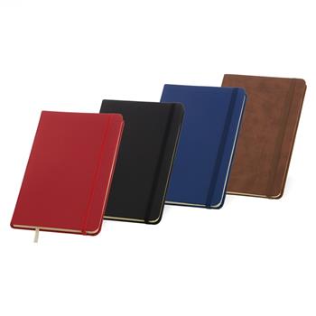 Caderneta Couro Sintético Sem Pauta