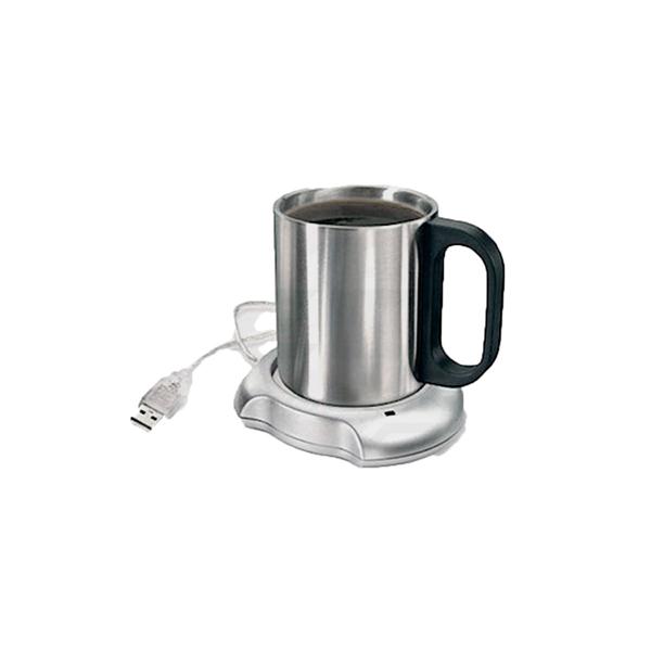 Aquecedor de caneca com 2 entradas USB