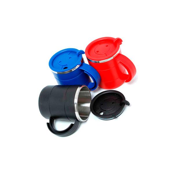 Caneca de Metal com Externo de Plástico