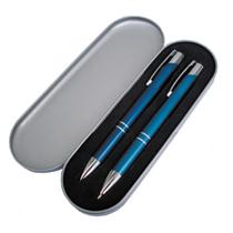 Kit Caneta e Lapiseira de Metal 2 argolas