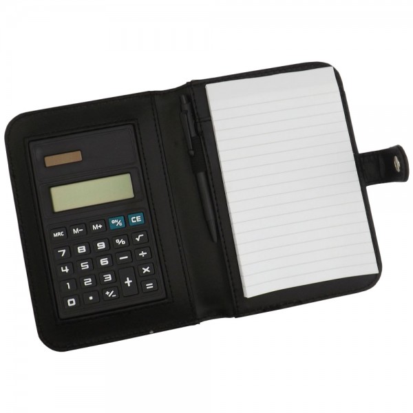 Bloco de Courino com Calculadora e Caneta 