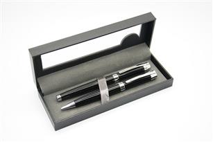 Conjunto caneta e lapiseira Luxo Estojo com espelho