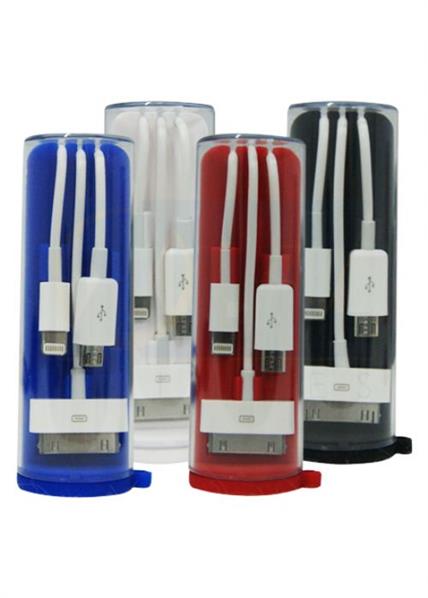 Tomada USB 3 em 1 