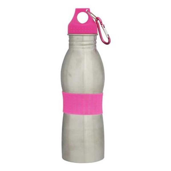 Squeeze de metal Com borracha rosa 