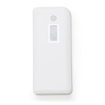 Powerbank Plástico com Indicador Digital e Lanterna