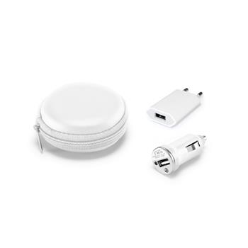 Kit de carregadores USB 2 PEÇAS